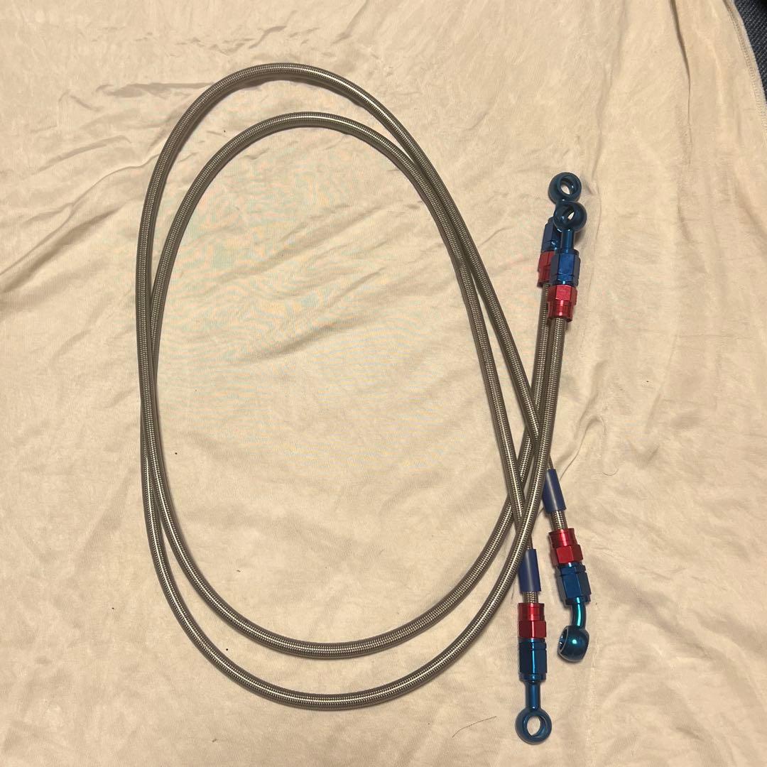 SwageLine メッシュブレーキホース1000mm 2本