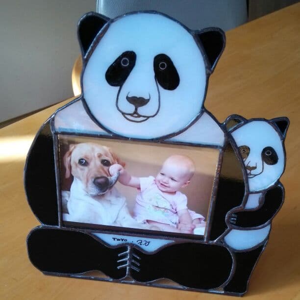 パンダの写真立て