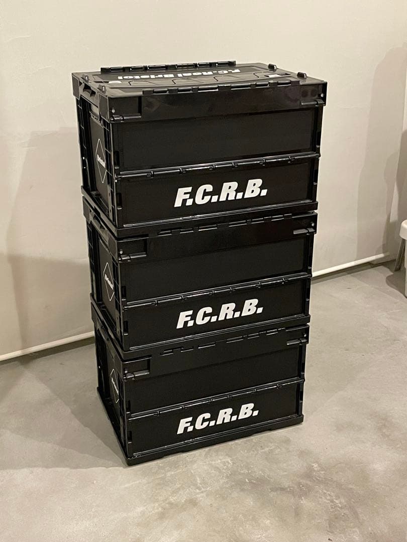 【3個セット】F.C.Real Bristol FCRB コンテナ ボックスBK