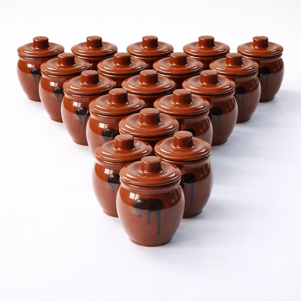 《新品・18個》常滑焼　陶製容器　700ml　日本製