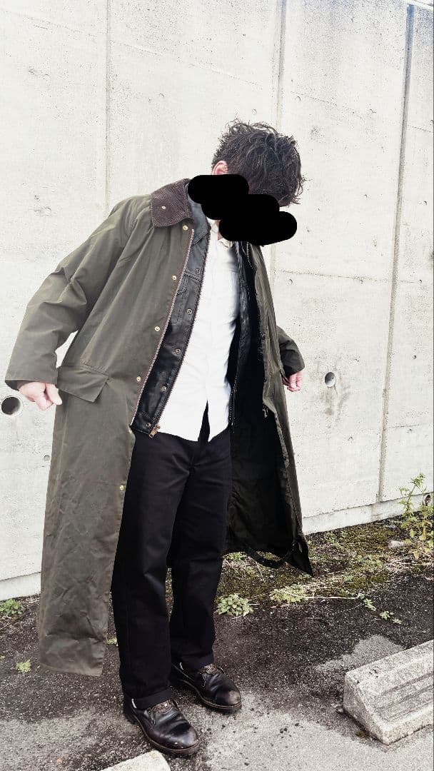 ビッグサイズ！バブアーbarbourクラシックバーレーオイルドジャケットC42