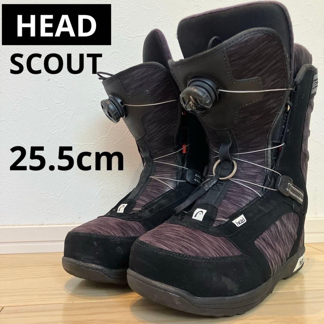 HEAD ヘッド SCOUT スノーボードブーツ 25.5cm ブラック