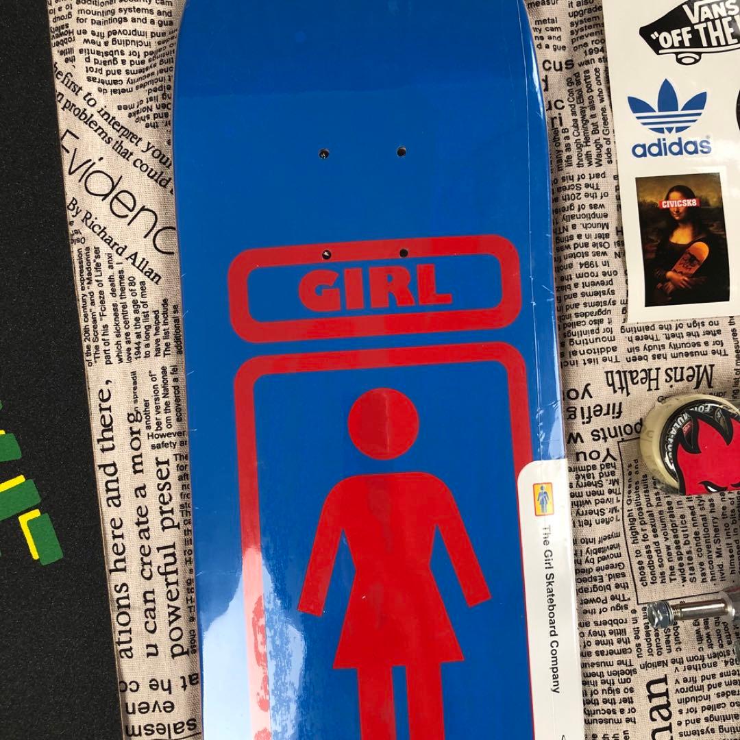 【Girl】 スケボー スケボーセット デッキデッキ セット 8.0