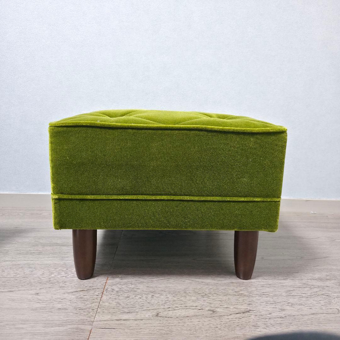 カリモク60 オットマン モケットグリーン X36206QD スツール 足置き