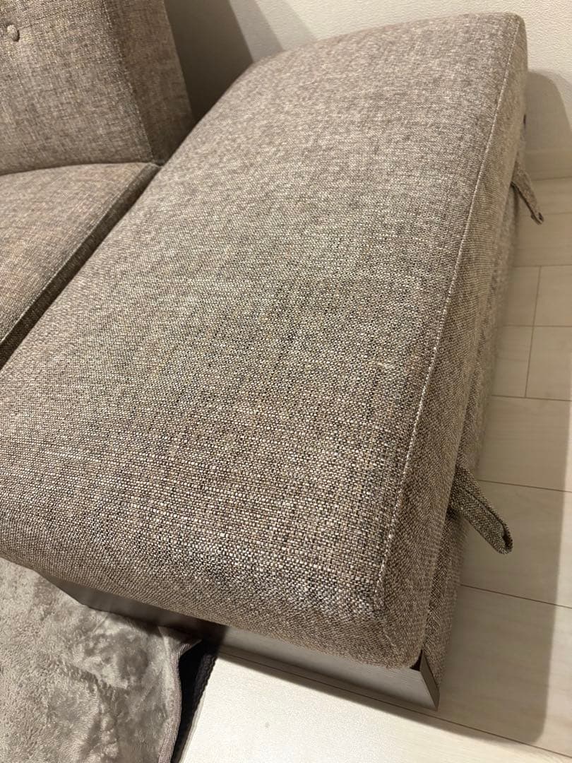 収納付き3人掛け多機能ソファ　209㌢　※オットマン別売り