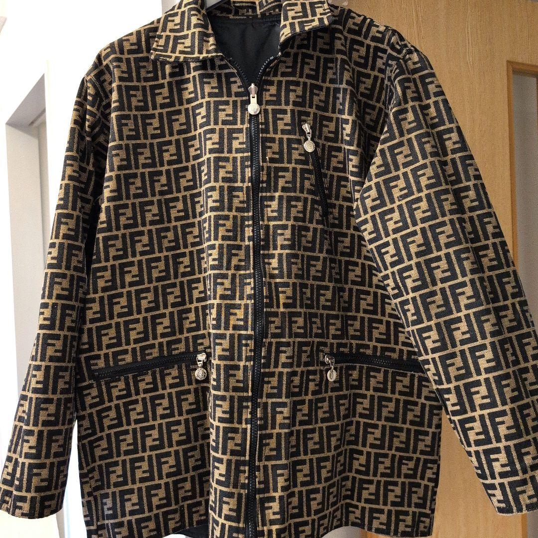 Fendi ロゴパターン レインコート