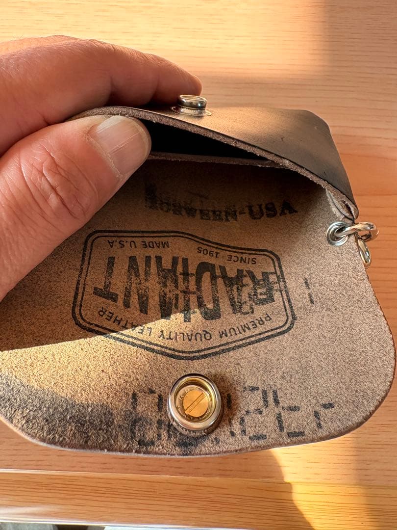 【RADIANT】オーダー品ホーウィン社製クロムエクセルレザー財布RADIANT