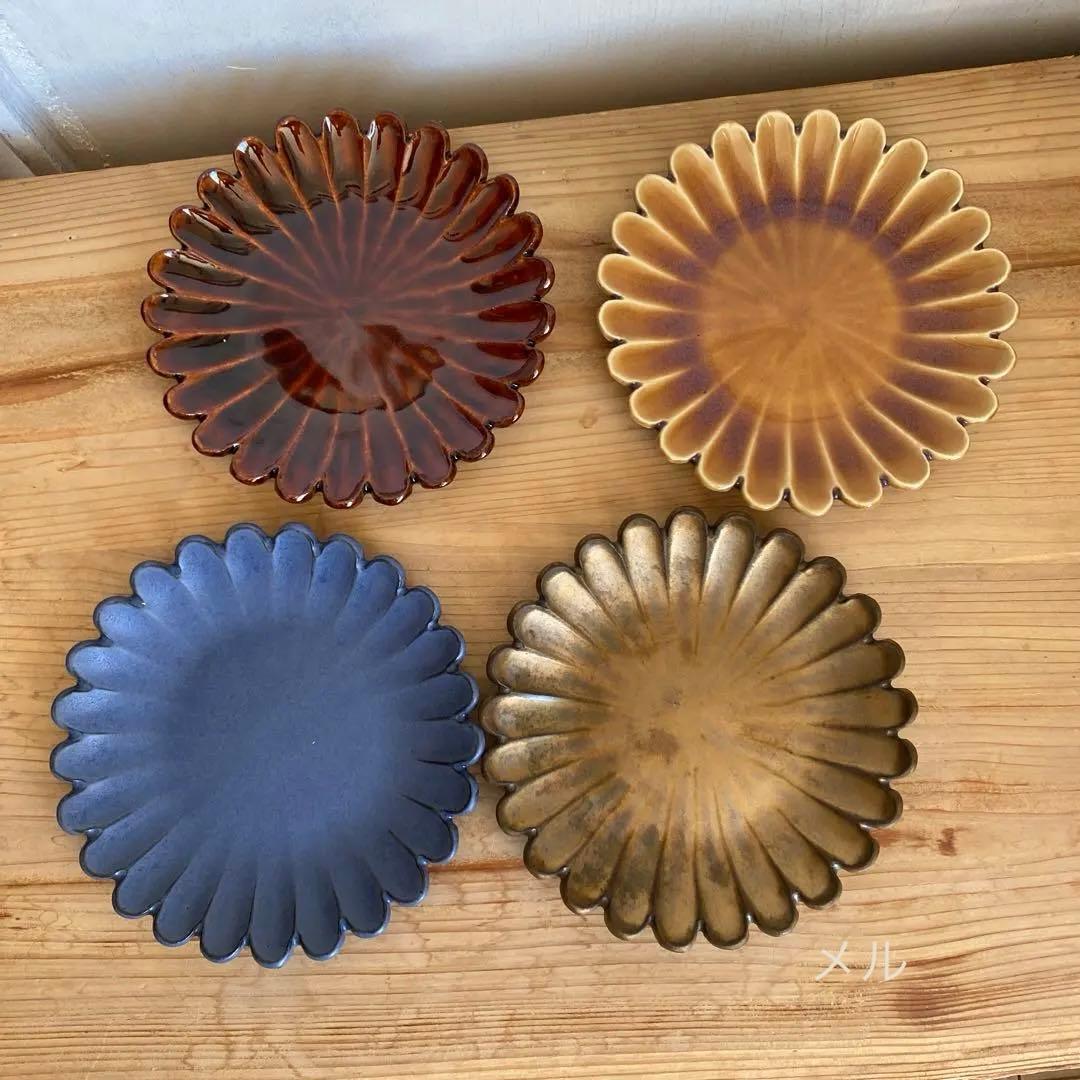 sucre シュクル　作家　陶器　皿　４枚セット