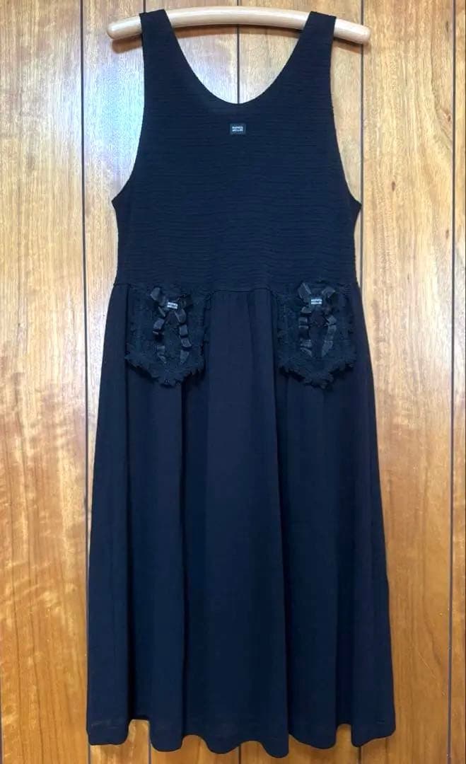 さえら NAPATA MELLOE ナパータメロエ ジャンパースカート 黒