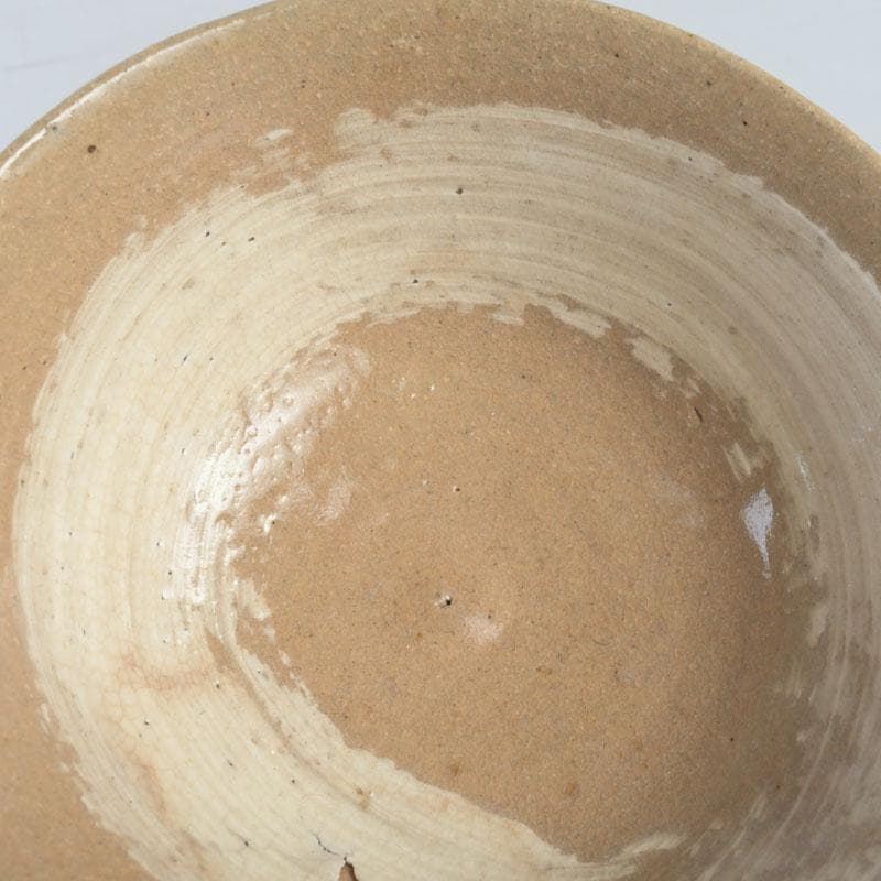 茶道具　刷毛目　茶碗　仕覆付　裏千家十五代鵬雲斎極め箱　V　9894