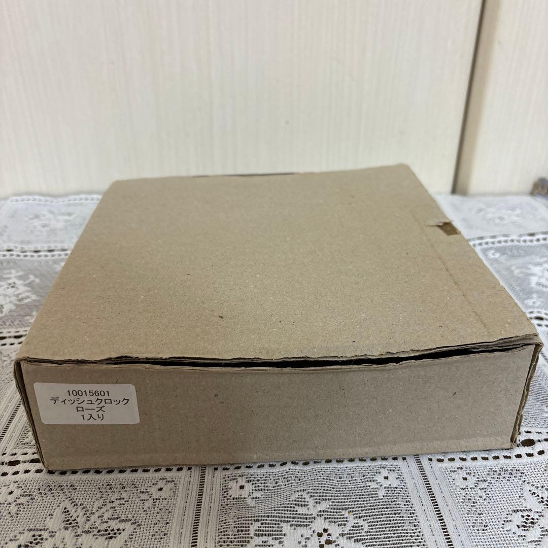 マニーローズ　陶器製ディッシュクロック