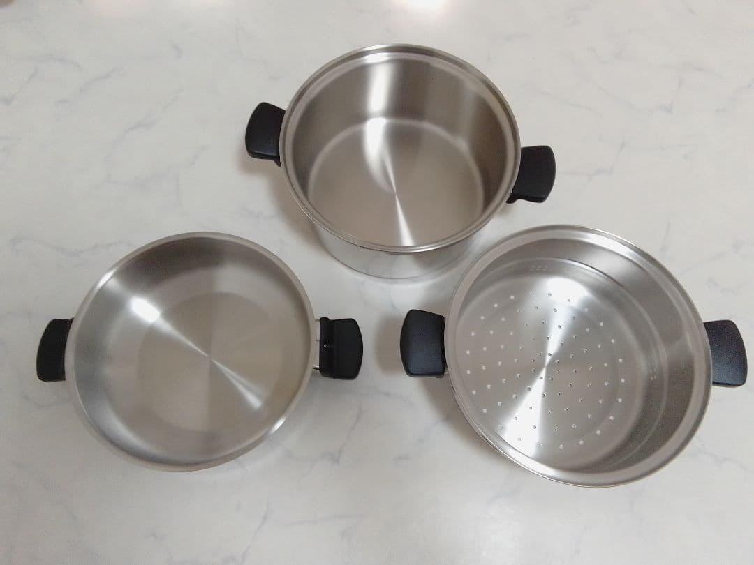 未使用 Amway 6L シチューパン 現行型 アムウェイ 両手鍋 IH対応 ②