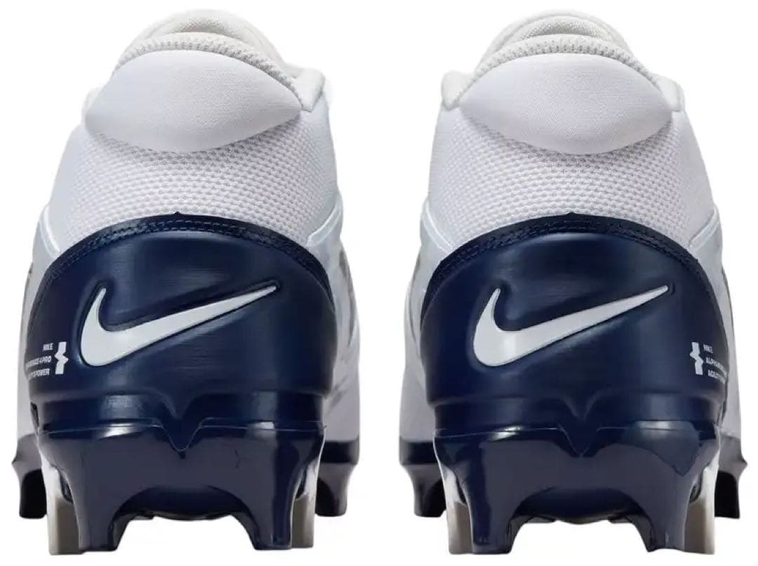 ナイキ 30 アルファメナス プロ アメフト スパイク シューズ 靴 白 紺