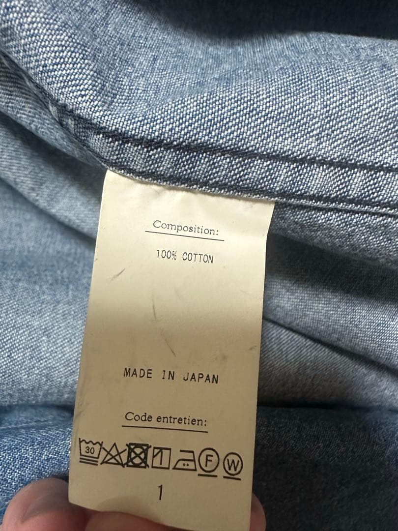 A.PRESSE デニムシャツ 長袖