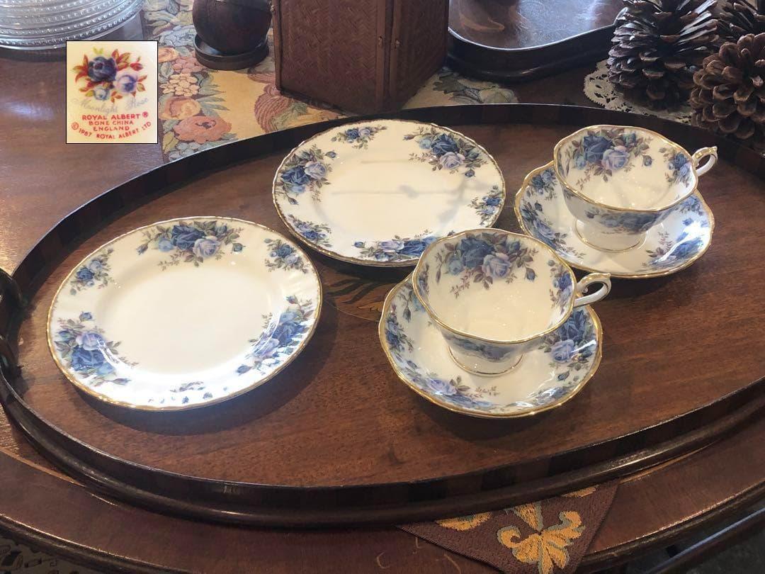 ◆269◆ 【期間限定特価】ロイヤルアルバート ムーンライト ブルーローズ