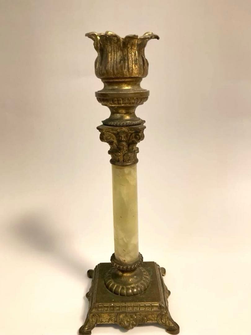 フランス　ナポレオン3世　アンティークランプ　燭台　スタンド　土台のみ