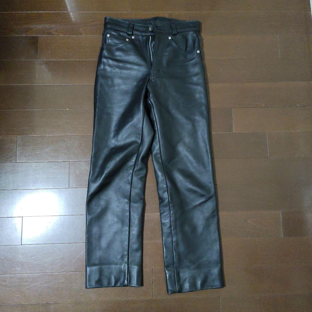 Schott レザーパンツ w28