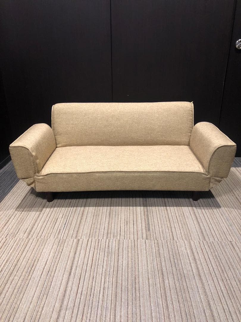 【福岡市限定】【展示品・未使用品】2人掛けソファ ベージュ