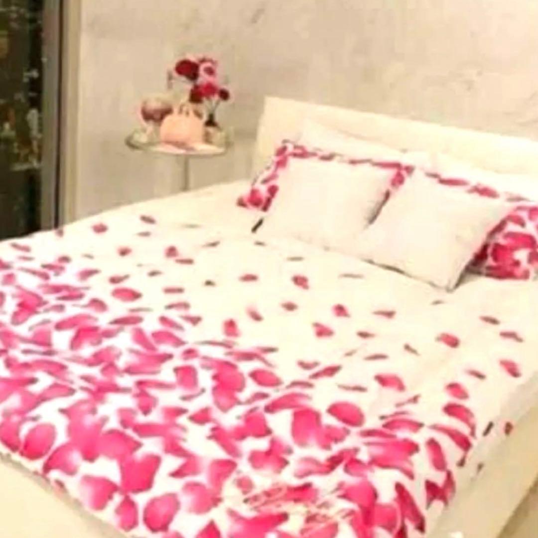 【Rady】布団カバー&枕カバーset♡リゾートフラワー柄♡シングル