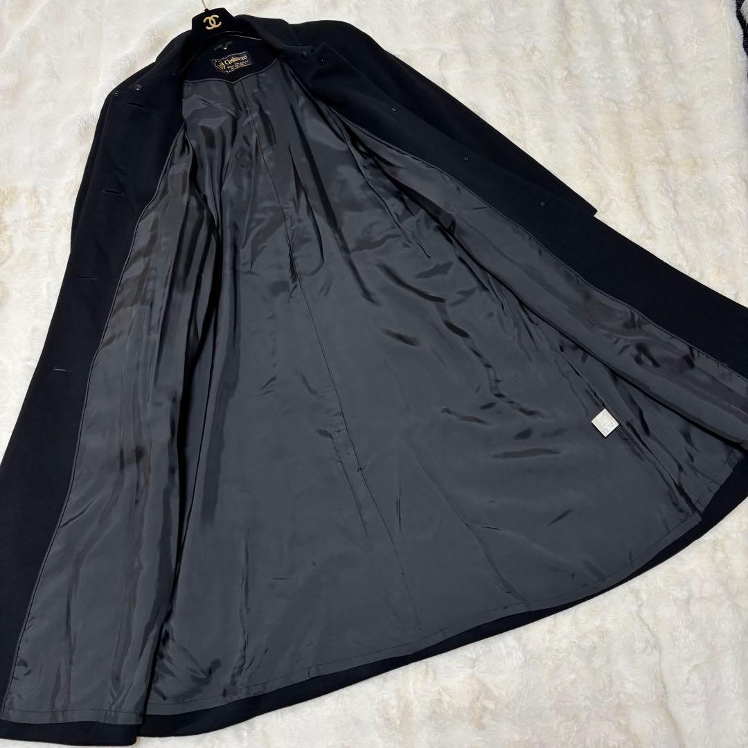 【美品】最高級 カシミヤ100% ロングコート　大きめ　13AR