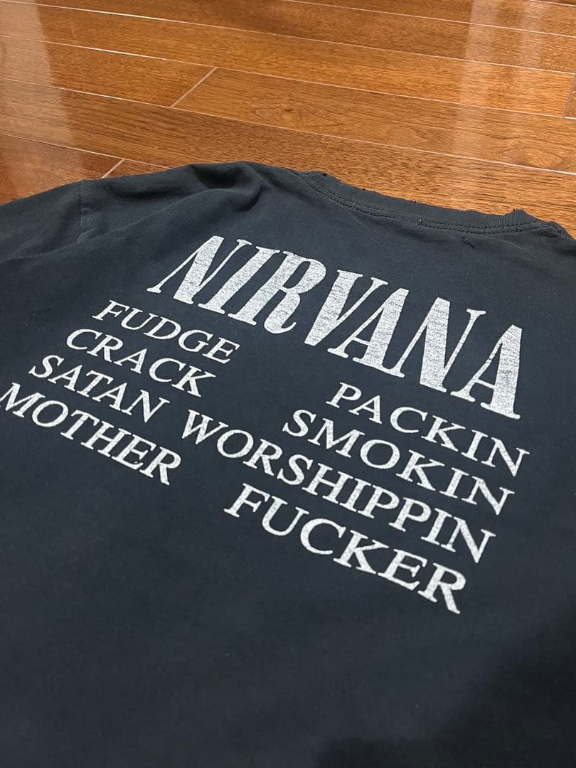 NIRVANA ニルバーナ　ロンT 00s コピーライト　2002年　バンド