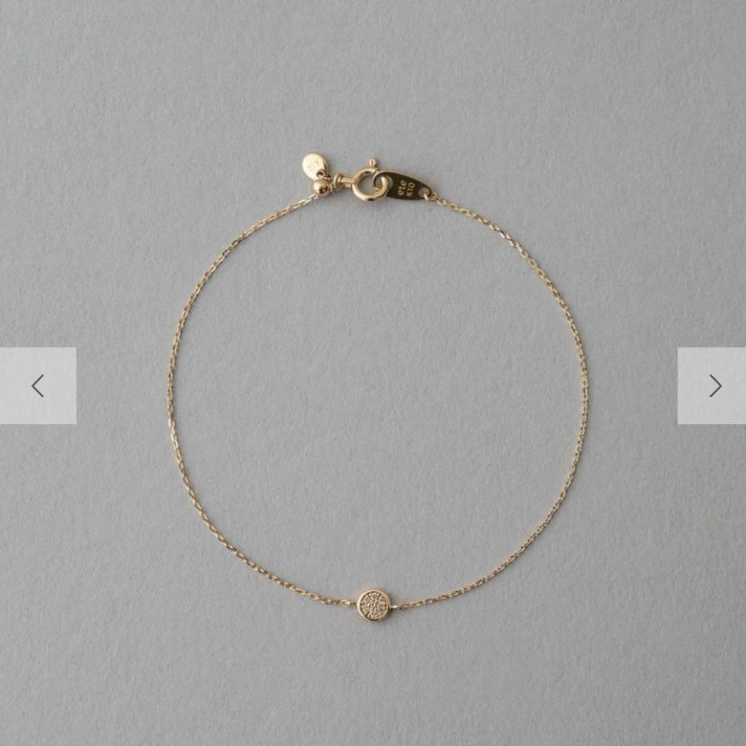 K10YG ブリリアント ブラウンダイヤモンド ブレスレット