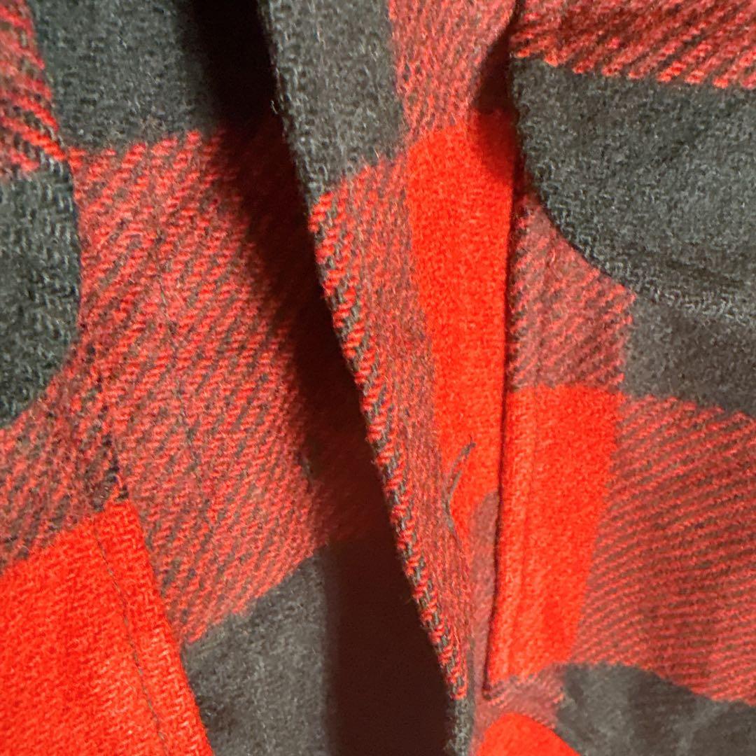 ペンドルトン 60s ブロックチェック 肉厚ネルシャツ ウール ヴィンテージ