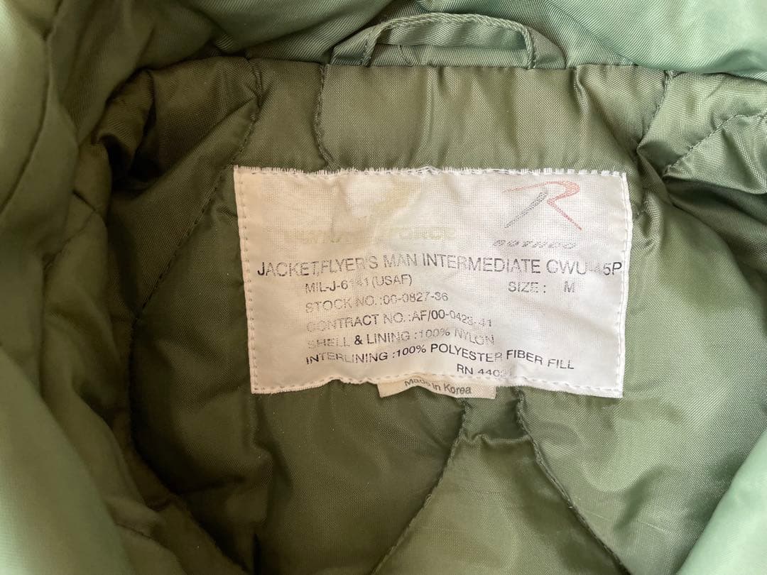 ジャケット・アウター CWU-45/P ROTHCO size M