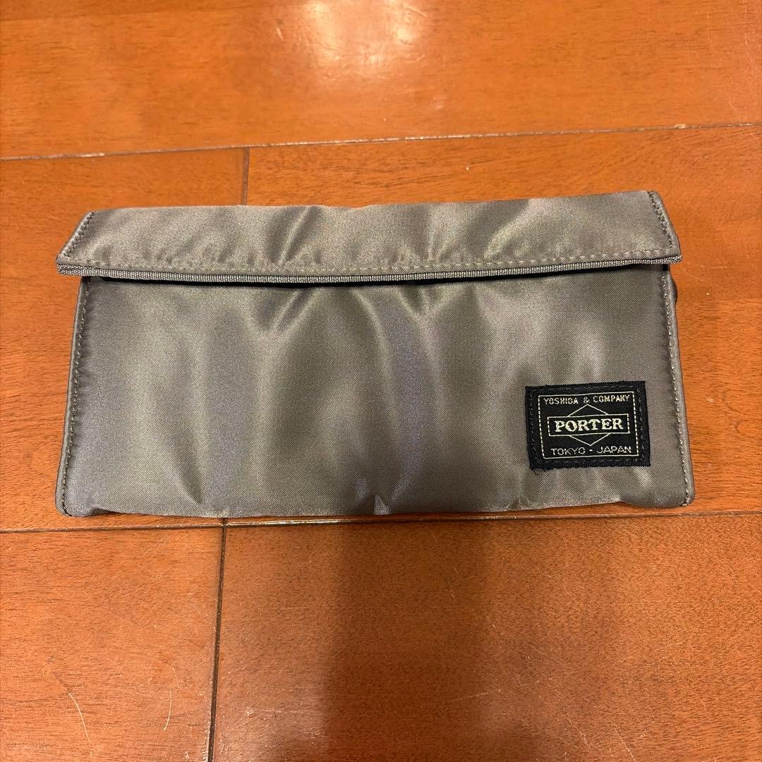 ま*吉様 PORTERTANKER ポーター タンカー 長財布　グレー　美品