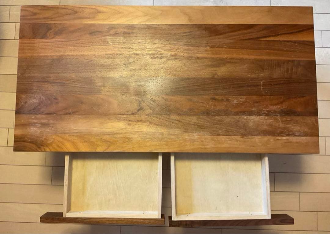 無印　ローテーブル・ウォールナット