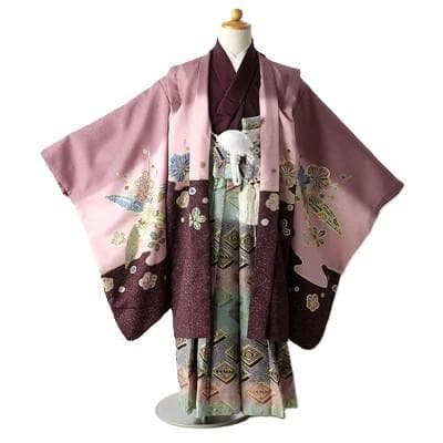 5歳 男の子 着物 5-018　袴　羽織　七五三