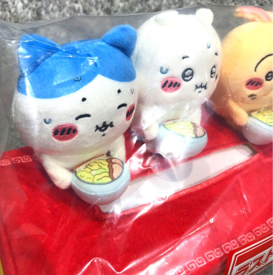 【新品】ちいかわ一番くじ・ラストワン賞 郎ティッシュケース　みんなでラーメン