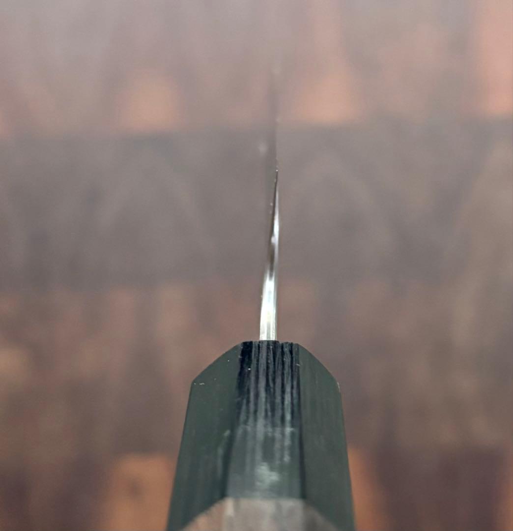 二唐刃物　SPG STRIX 切付　ペティ　150mm 包丁槌目　ダマスカス