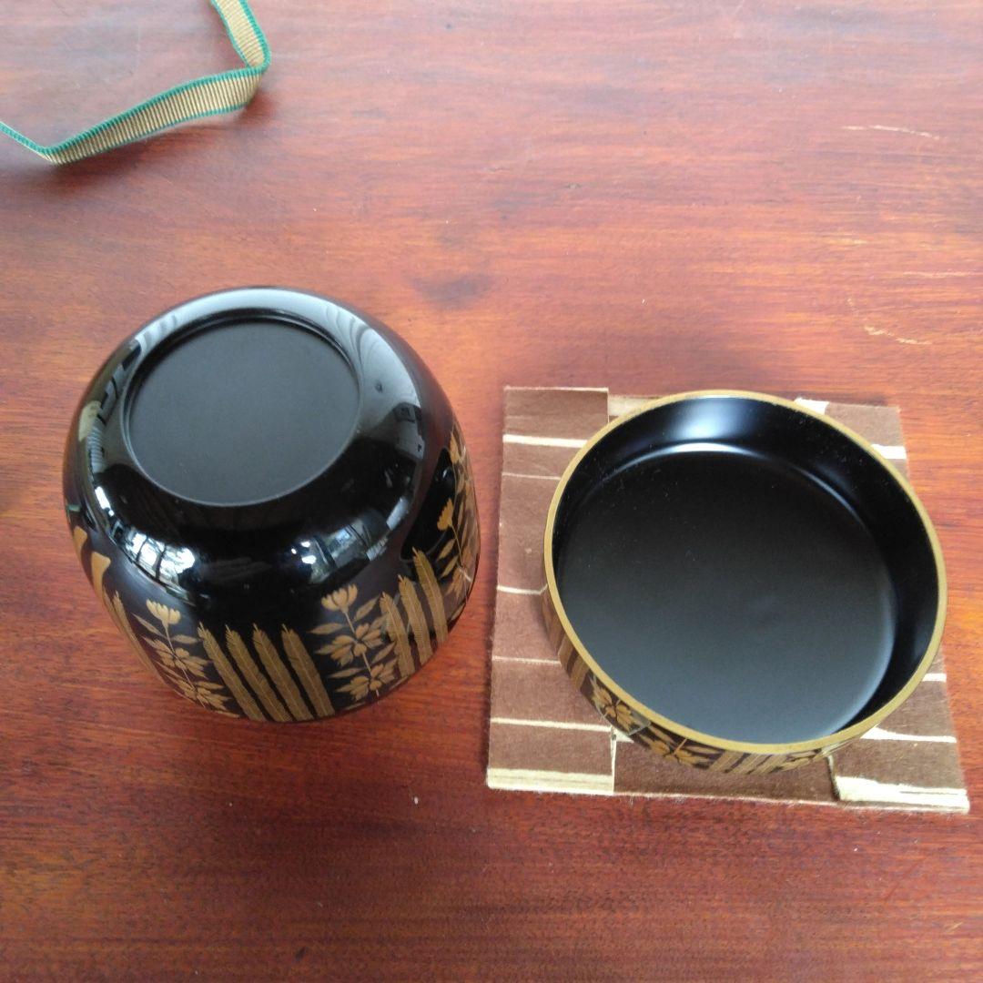 棗　蒔絵　茶道　湖堂