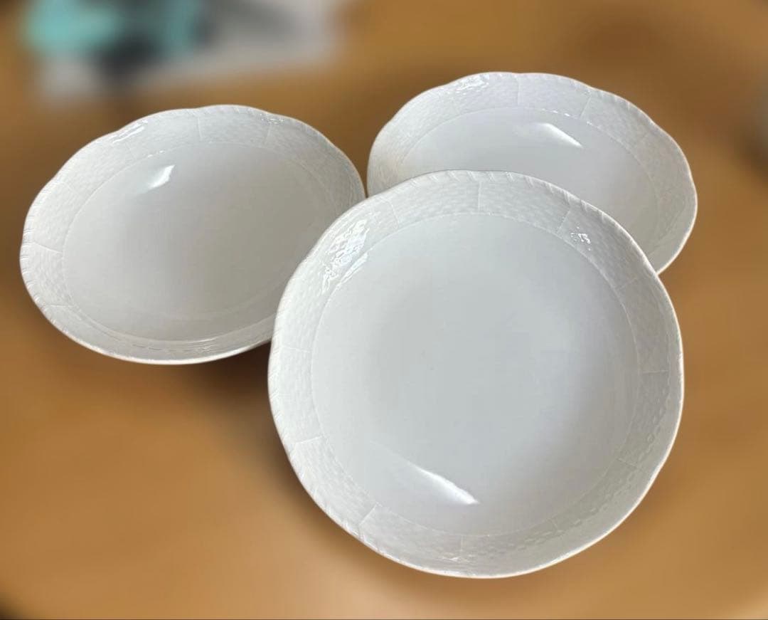 リチャードジノリ ベッキオホワイト19cm３枚