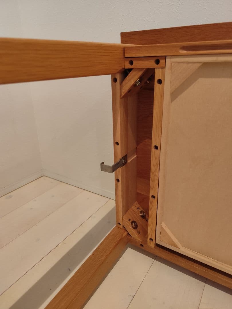 【引取り限定】無印良品 木製デスク キャビネット セット