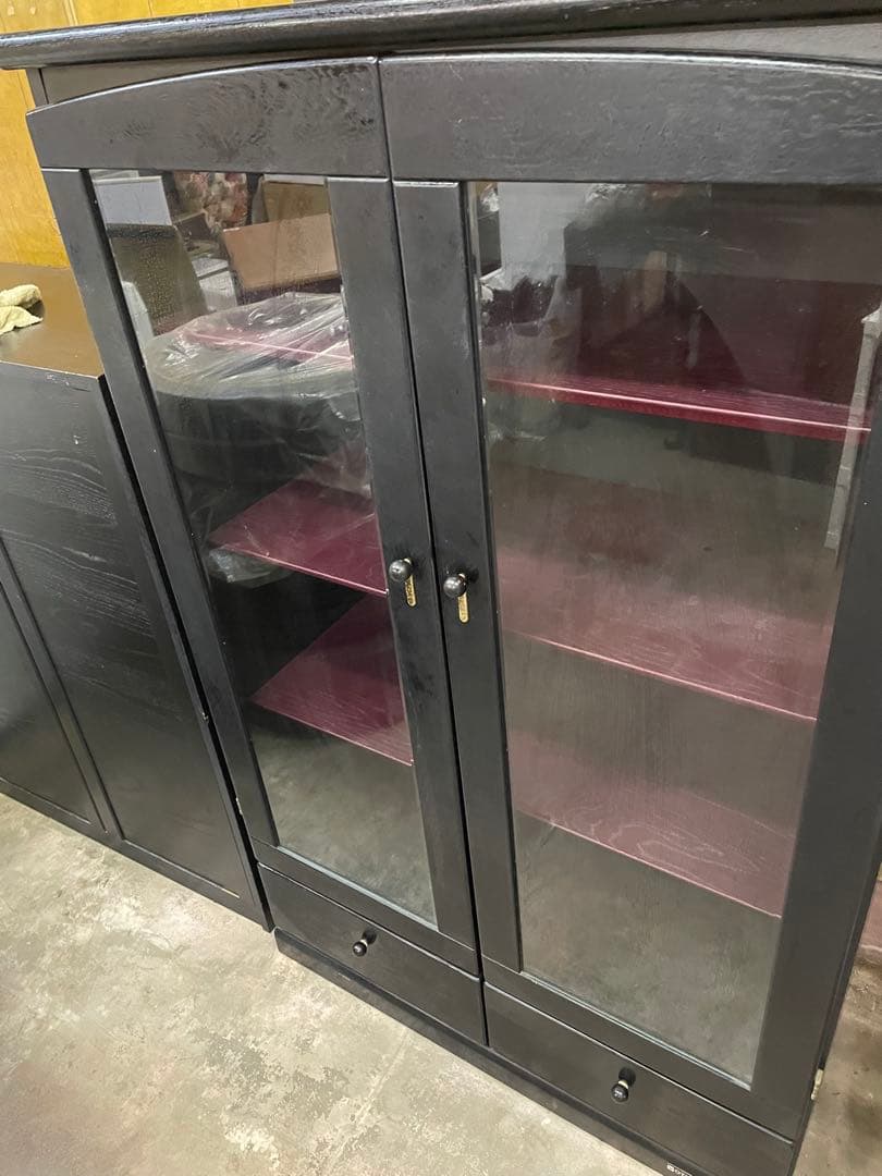 OTSUKA ショーケース　飾り棚　ブラック