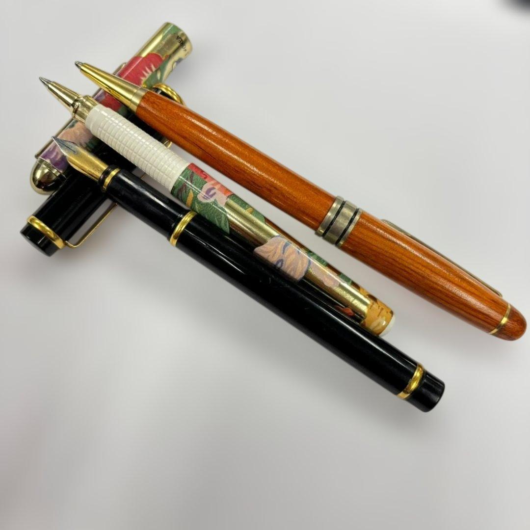 WATERMAN　ウォーターマン　万年筆　CROWN　クラウン　ボールペン　3点
