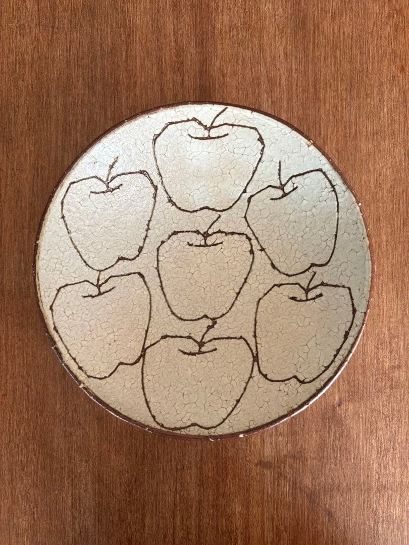 楠田純子　りんご鉢　林檎柄　6寸 1枚