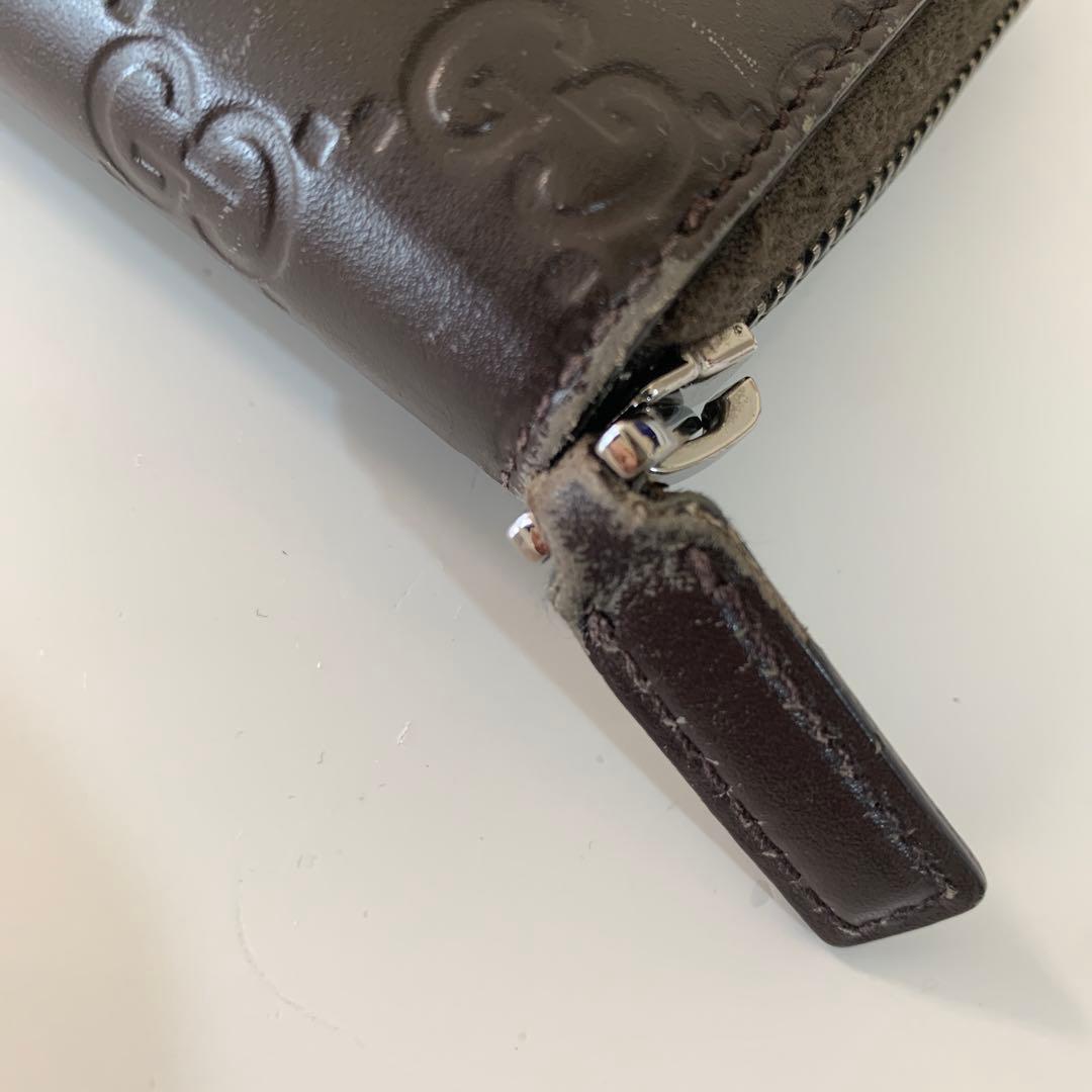 GUCCI☆グッチ　シマ☆長財布