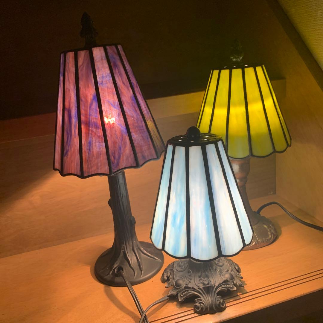 ステンドグラス ランプ アンティーク風