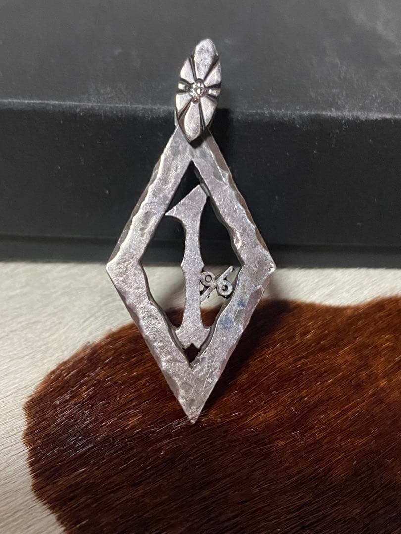 スカルフライト ペンダントトップ 1% バチカンダイヤ入