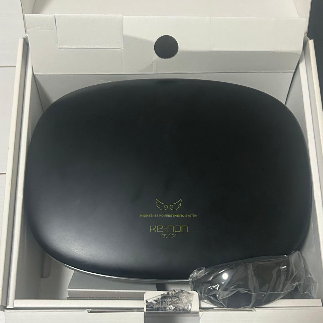 【使用僅少】脱毛器 ケノン Ver6.0 眉毛脱毛器付 マットブラック