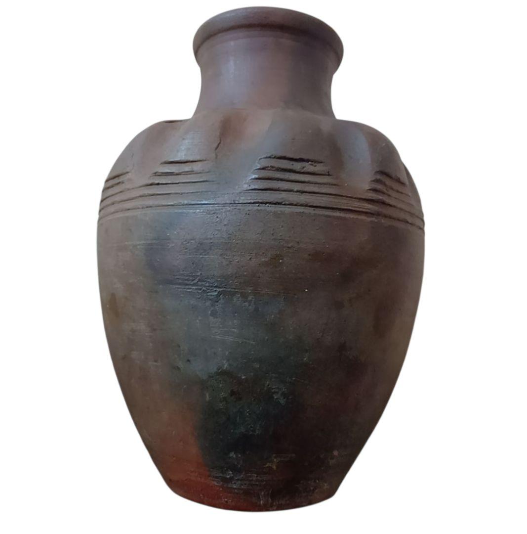 骨董品　陶器　花瓶　共箱付き　レトロ　江戸時代後期の壺　茶道具　花入　極美品‼️