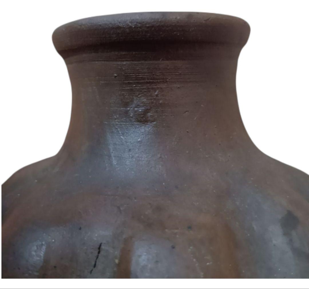 骨董品　陶器　花瓶　共箱付き　レトロ　江戸時代後期の壺　茶道具　花入　極美品‼️