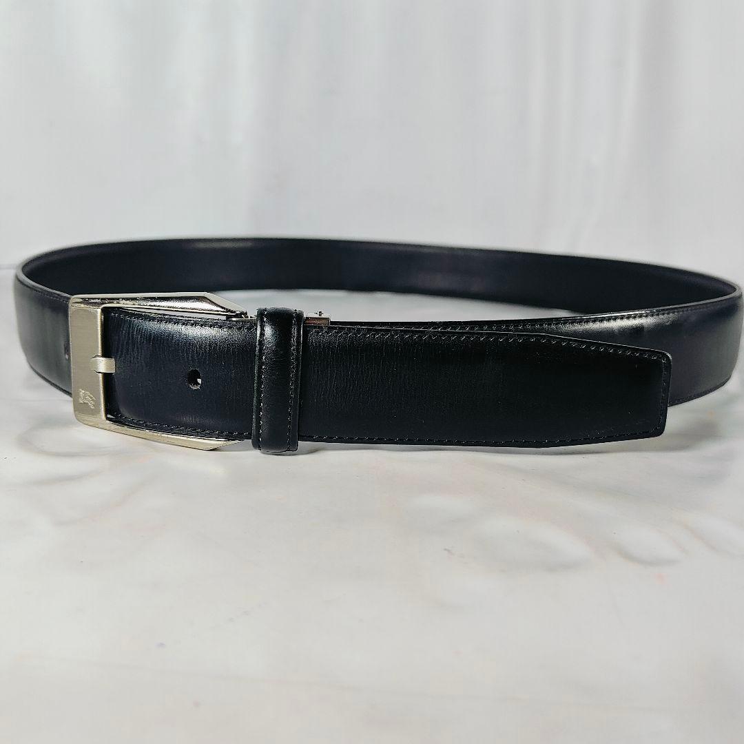 【高級ヴィンテージ】オールドバーバリー 極上エイジングドレスベルト　艶本革正規品