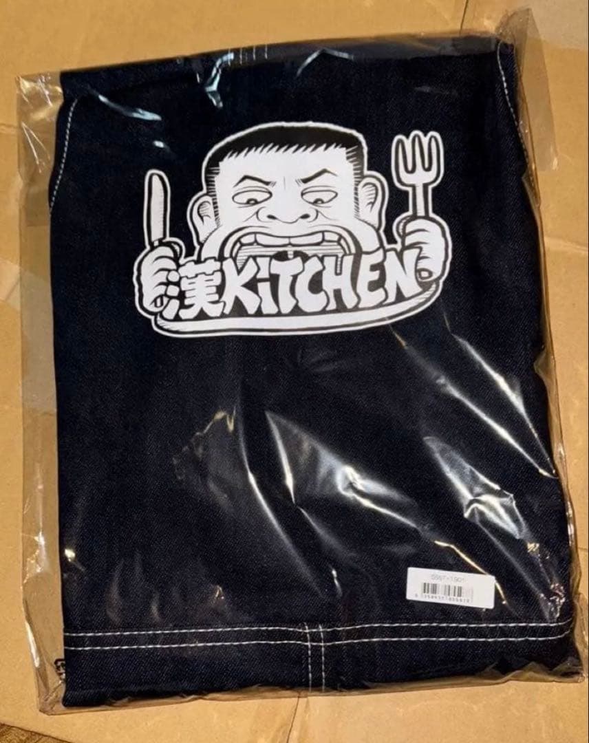 漢Kitchen エプロン☆デニム☆