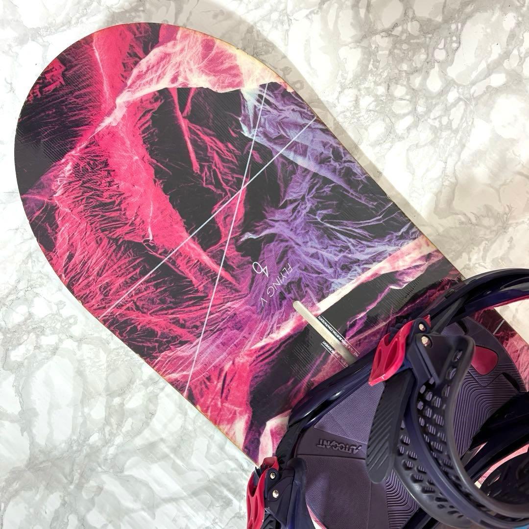 【良品】 バートン フィールグッド 140 レクサ レディーススノーボードセット