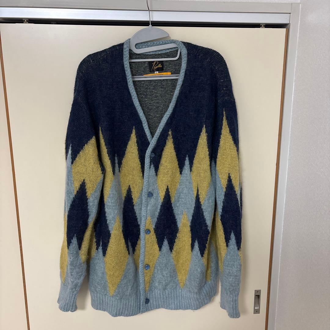 UNION x ニードルズ　コラボモヘアカーディガン　XL