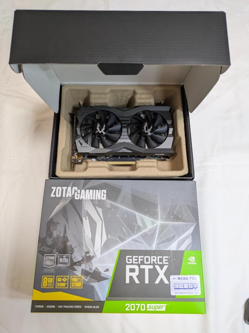 グラフィックボード・グラボ・ビデオカード ZOTAC GeForce RTX 2070SUPER MINI 8GB